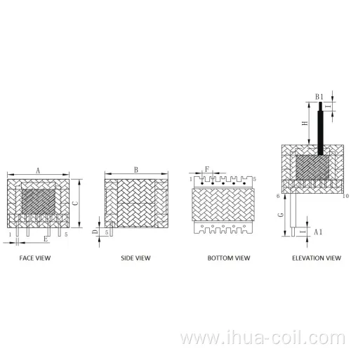 Switching Power Ee Mode Series High Frequency Transformer